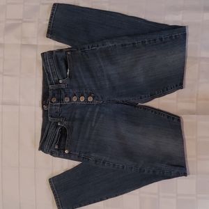Gap Exposed Button Fly Legging Jeans Size 27